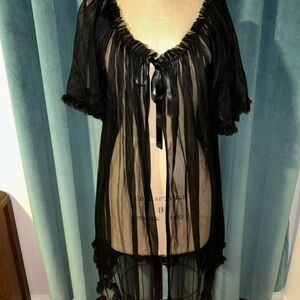 Dottie’s Delights Frou Frou Chiffon Dressing Gown